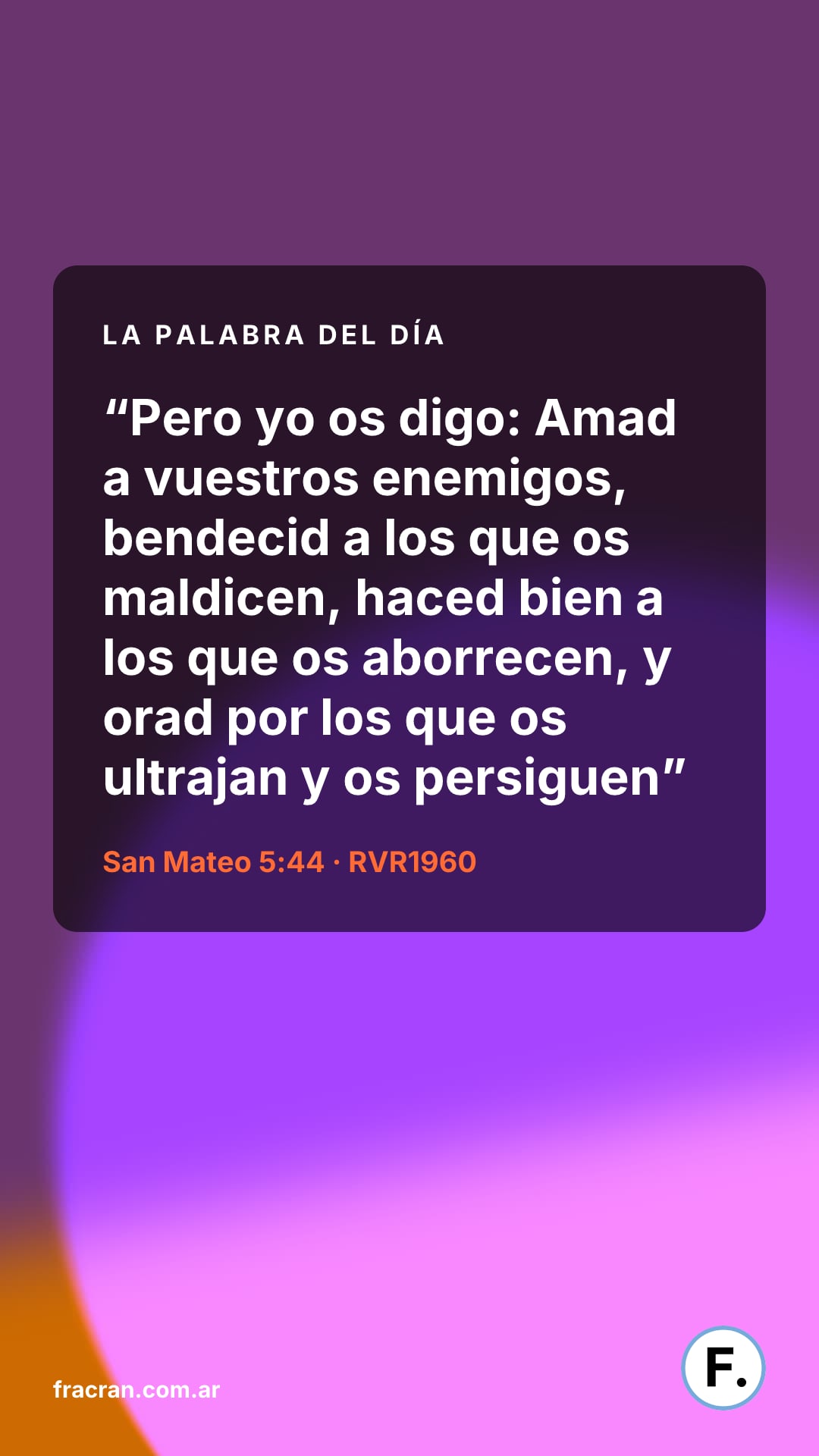 La Palabra del Día del 13 de agosto de 2026.