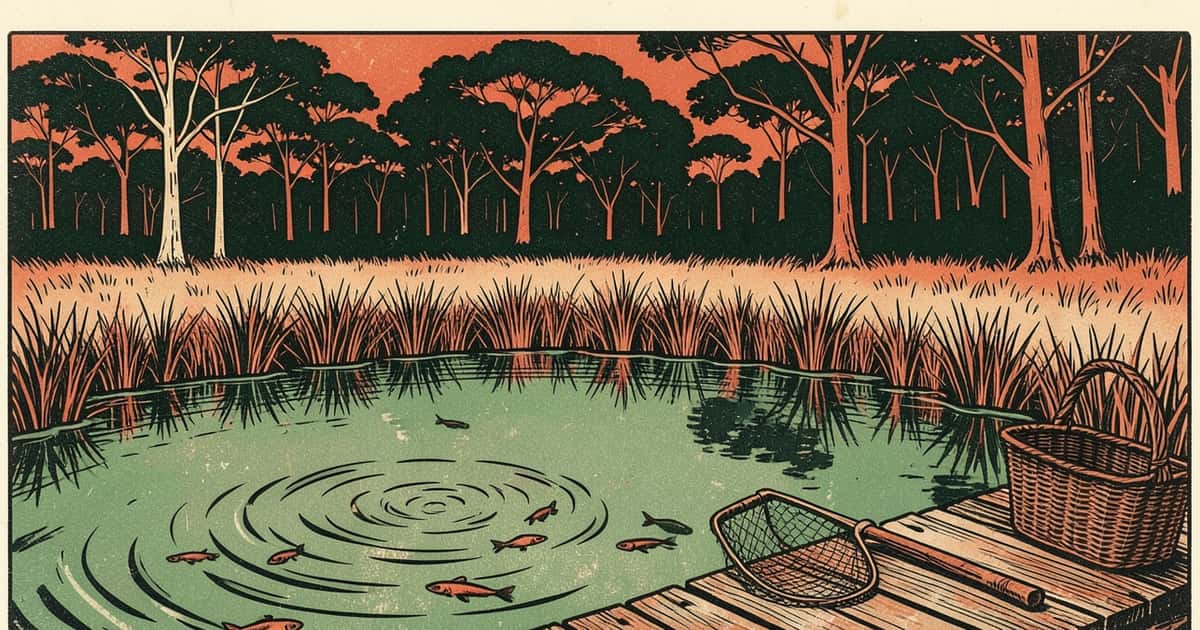 Ilustración editorial de portada sobre SENASA regula la venta de peces y alcanza a Fracrán