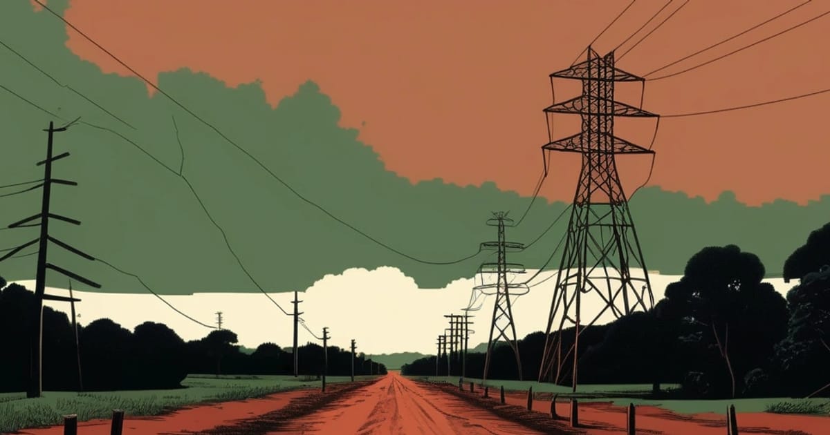 Ilustración editorial de portada sobre Misiones sin red nacional el domingo: la prueba para Fracrán