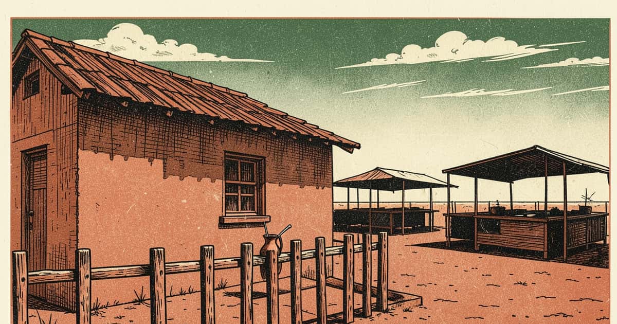 Ilustración editorial de portada sobre La pobreza multicausal en Posadas casi frenó su baja