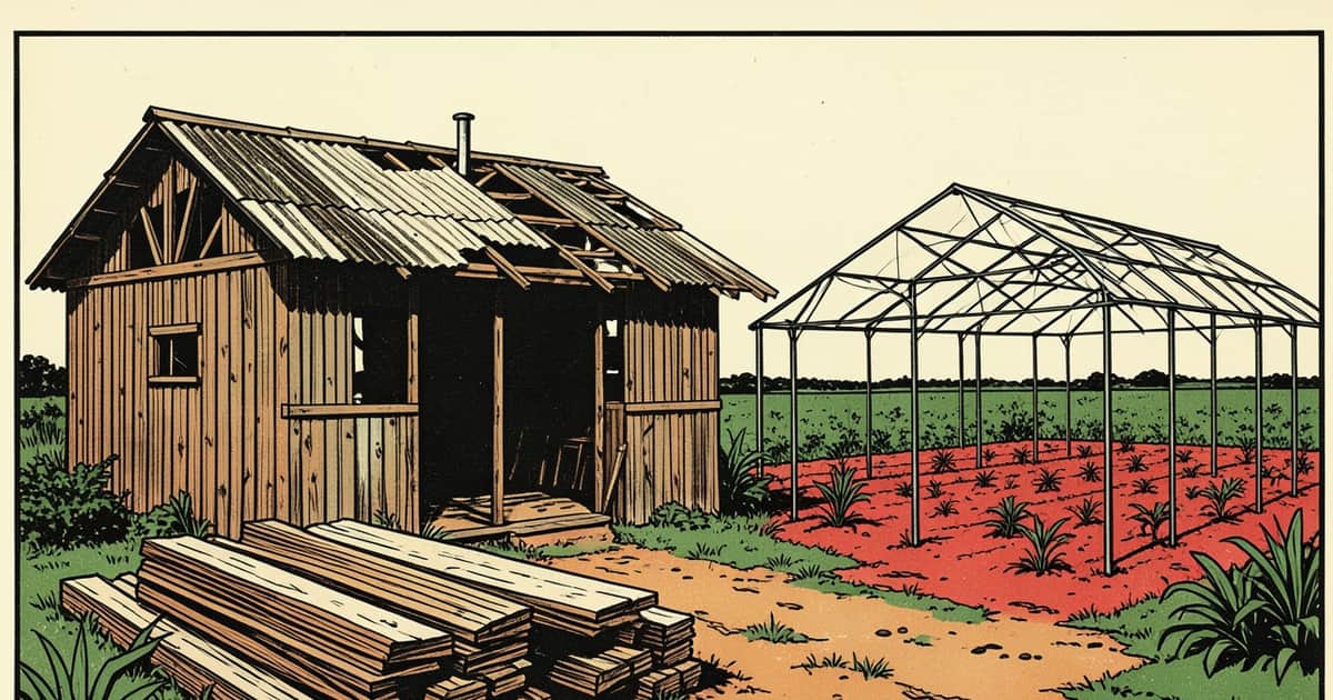 Ilustración editorial de portada sobre San Pedro: la recuperación rural sigue sin balance final