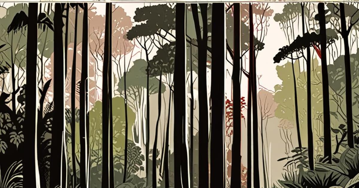 Ilustración editorial de portada sobre Misiones llevó su programa REDD+ de carbono a Nueva York