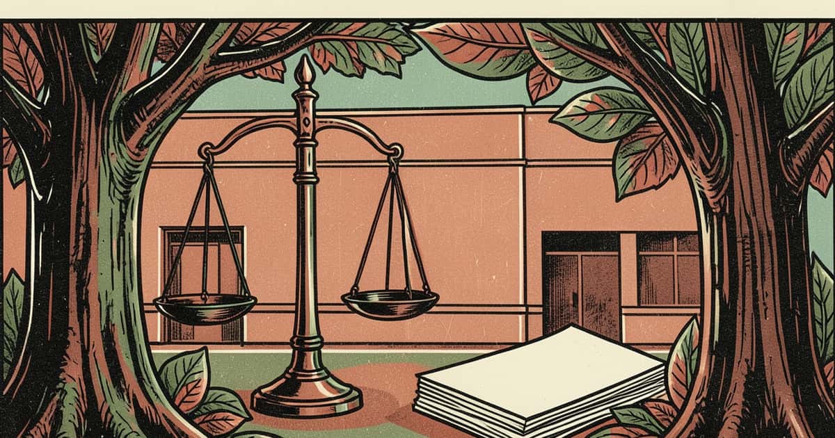 Ilustración editorial de portada sobre San Vicente: paro en la UNaM y Nación arriesga multas