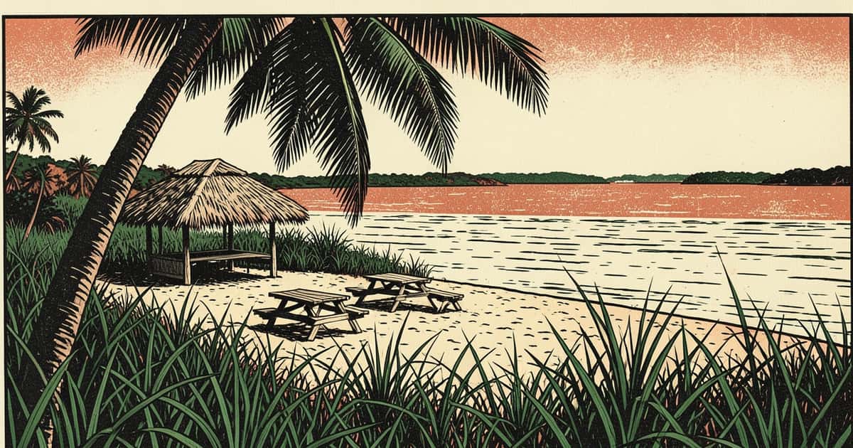 Ilustración editorial de portada sobre Candelaria: piden limpiar la playa El Puma antes del verano