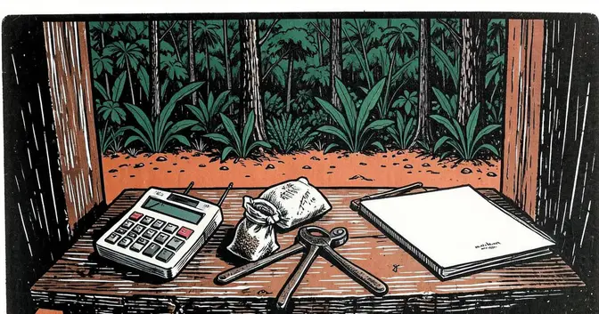 Ilustración editorial de portada sobre Despegue Emprendedor: cuánto se pide y devuelve