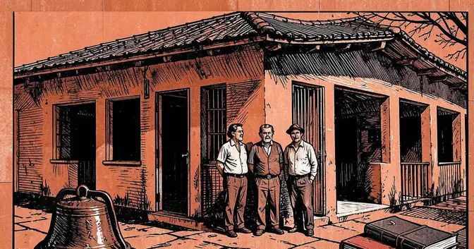 Ilustración editorial de portada sobre Paro docente nacional este lunes: qué reclaman, quiénes adhieren en Misiones y cómo sigue el conflicto salarial en la provincia
