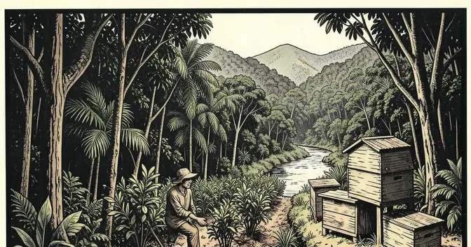 Ilustración editorial de portada sobre San Pedro estrena su primera certificación agroecológica