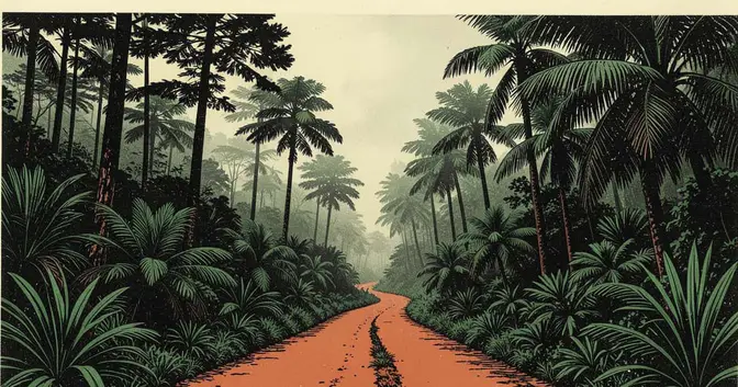 Ilustración editorial de portada sobre Milei visita Misiones sin reunión con Passalacqua, mira 2027