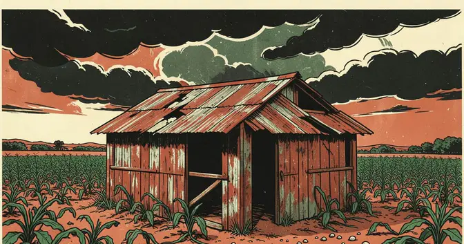 Ilustración editorial de portada sobre San Pedro: sin ayuda oficial, un día después del granizo
