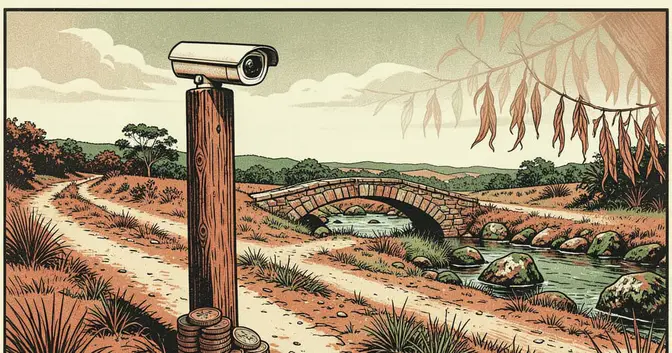 Ilustración editorial de portada sobre Presupuesto 2027: la seguridad pierde contra la inflación