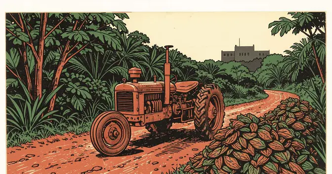 Ilustración editorial de portada sobre Yerba mate: piso mínimo en la Legislatura, ruta ante Milei