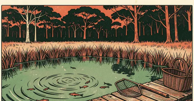 Ilustración editorial de portada sobre SENASA regula la venta de peces y alcanza a Fracrán