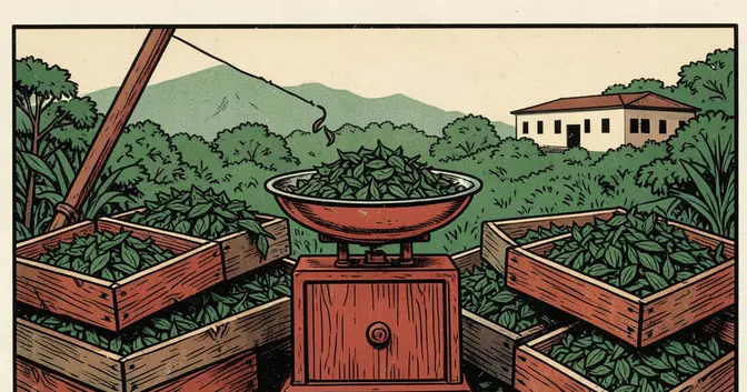 Ilustración editorial de portada sobre Yerba mate: la Legislatura debate un piso de $520 el kilo