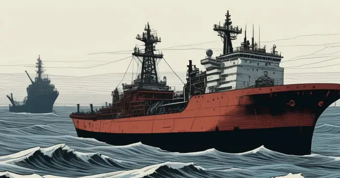 Ilustración editorial de portada sobre Malvinas: qué cambió tras la cadena nacional de Milei