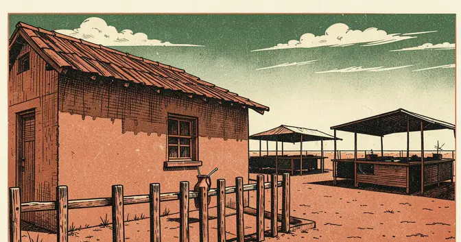 Ilustración editorial de portada sobre La pobreza multicausal en Posadas casi frenó su baja