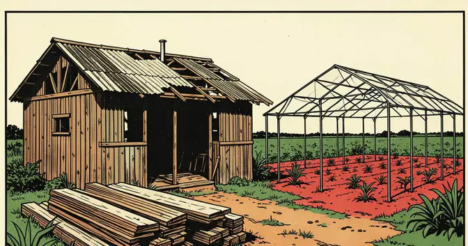 Ilustración editorial de portada sobre San Pedro: la recuperación rural sigue sin balance final