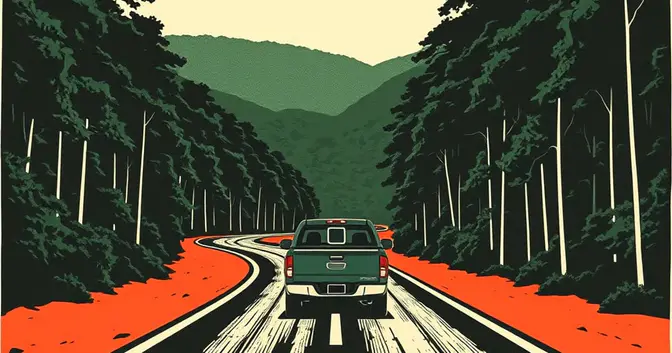 Ilustración editorial de portada sobre 4.158 muertes viales: la deuda de 18 años en Misiones