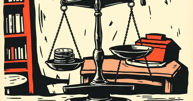 Ilustración editorial de portada sobre Posadas: creció la dependencia económica pese a menor brecha