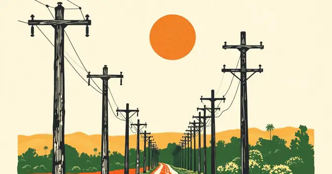 Ilustración editorial de portada sobre Zona fría es ley: Misiones aún espera el subsidio a la luz