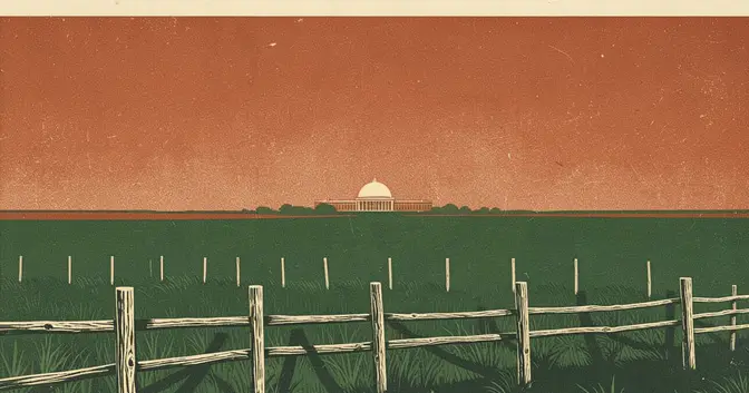 Ilustración editorial de portada sobre Resumen Argentina 1/10: gritos de soberanía, tierra en duda