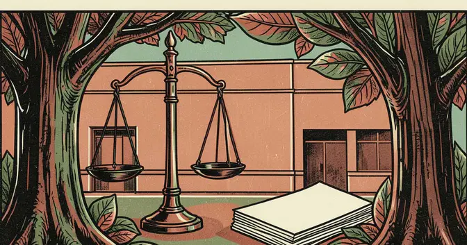 Ilustración editorial de portada sobre San Vicente: paro en la UNaM y Nación arriesga multas