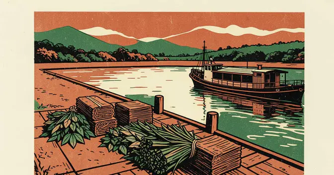 Ilustración editorial de portada sobre Misiones exportó más en 2025, pero el productor ganó menos