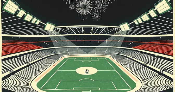 Ilustración editorial de portada sobre Messi jugó su despedida con la Selección en el Monumental