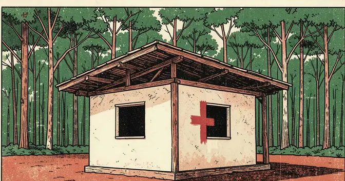 Ilustración editorial de portada sobre Misiones lidera en muertes crónicas; Fracrán sin hospital